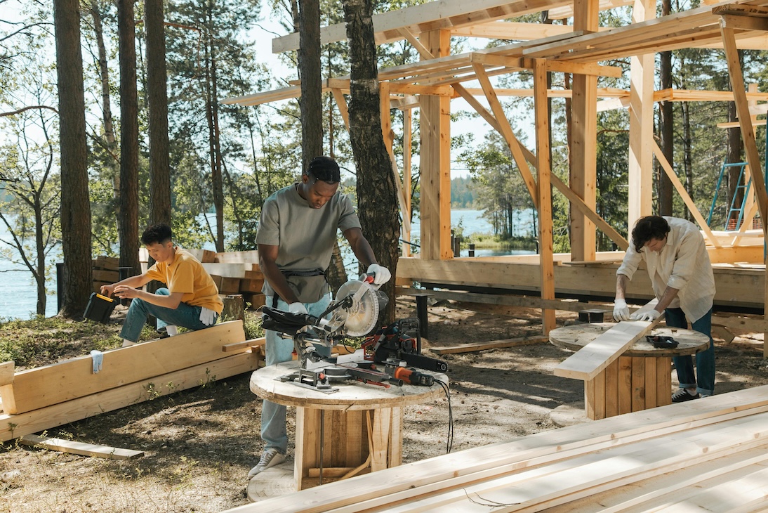 construction team working