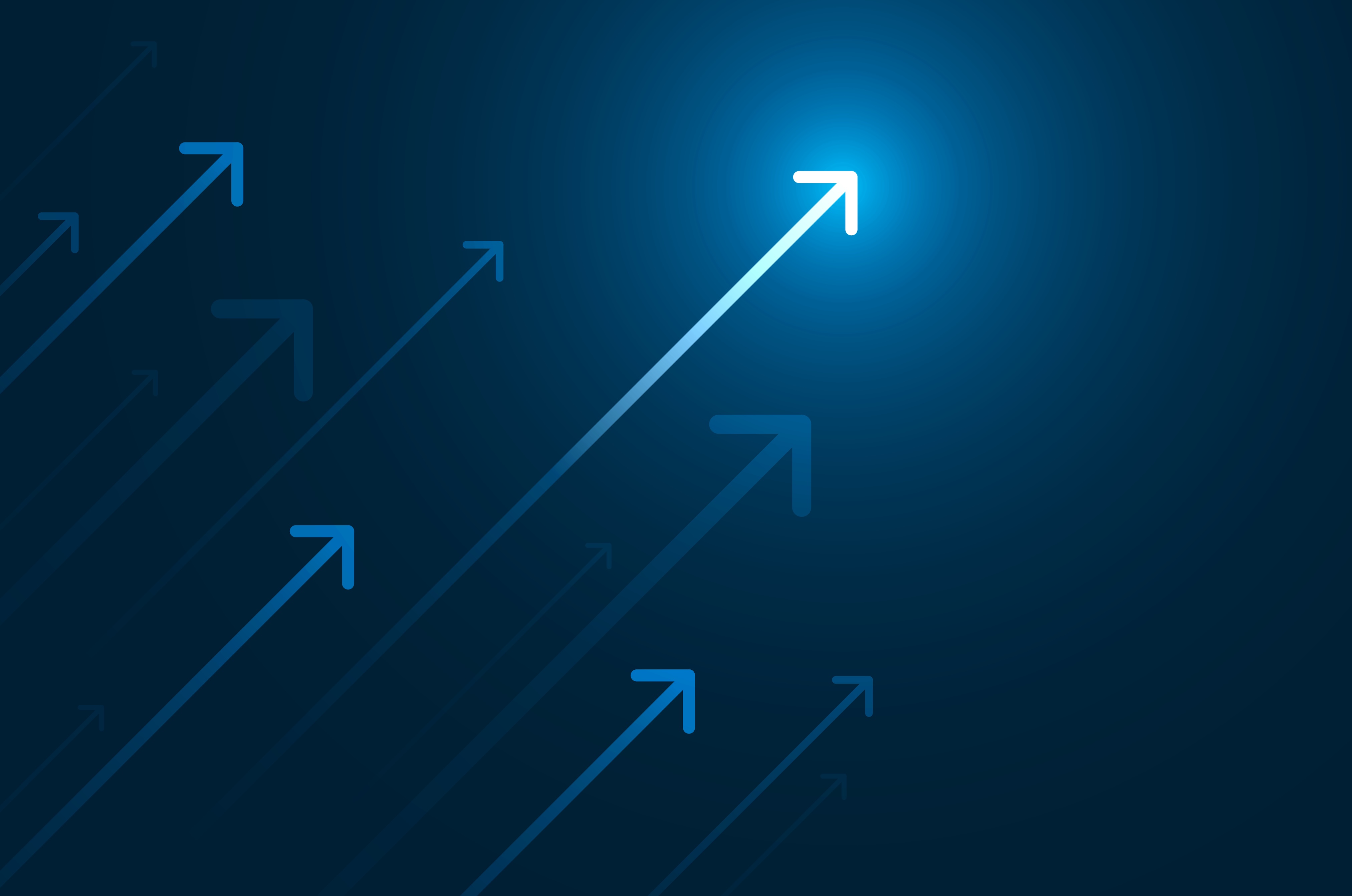 multiple arrows symbolizing growth