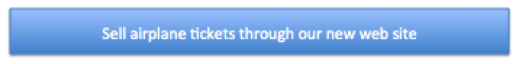 A measurable project requirement A measurable project requirement
