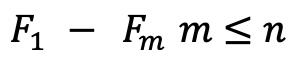 F1 – Fm