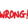 wrong