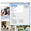 A webpage with accessible sections through headings