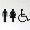 accessibility restroom sign