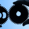 Two gears coming together