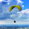 Person parasailing