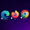 browser icons edge firefox and chrome