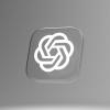 Gray ChatGPT logo