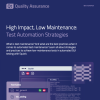 High Impact, Low Maintenance: Test Automation Strategies