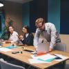 agile team looking at a laptop