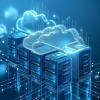 clouds hovering on servers