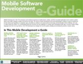 Mobile Software Development eGuide