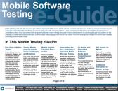 Mobile Software Testing eGuide