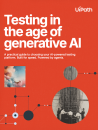 eGuide titled Testing in the Age of Generative AI